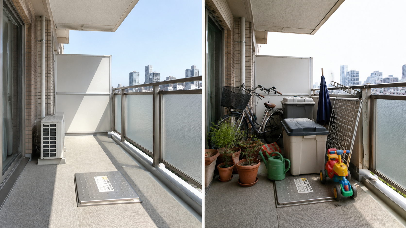 なぜベランダに物を置いてはいけないのか｜避難経路・管理規約・共用 